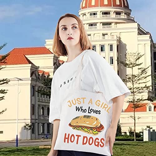 LEVLO Funny hot dogovi kozmetička torba ljubitelj hrane poklon samo djevojka koja voli Hot dogove Makeup