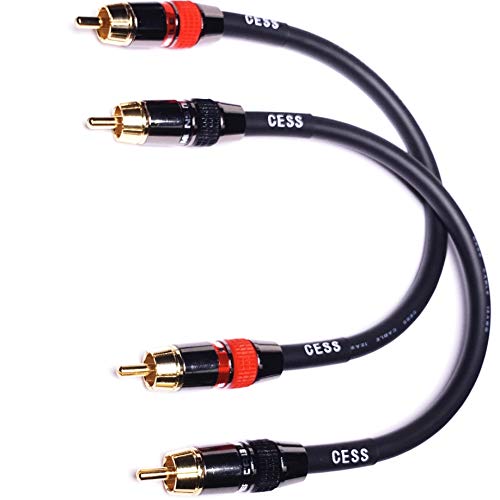 CESS-163-2F Teška dužnost niske buke 12AWG premium RCA Audio Patch kabel