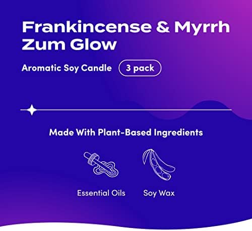 Zum Glow Soy Svijeća - Frankincense i Myrrh - 7 oz