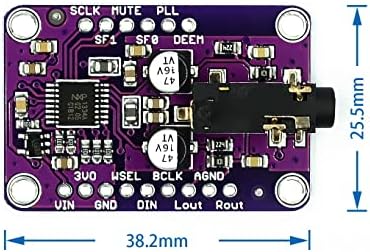 N / A UDA1334A DAC modul CJMCU-1334 UDA1334A I2S DAC Audio Stereo dekoder modul ploča za Arduino