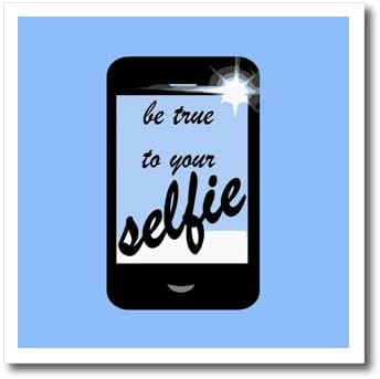 3dRose budite vjerni Vašim Selfie pametnim aplikacijama za fotografije-Peglajte na transferima