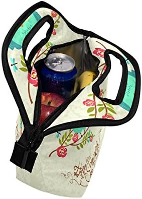 Vipsk torba za ručak Cartoon Owl kutija za ručak, vodootporna torbica za piknik na otvorenom torbica za