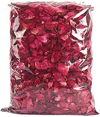 Queenbox 500g sušene cvijeće za suhe ruže, umjetnički obrtni cvjetni konfeti za obrtni oblici,