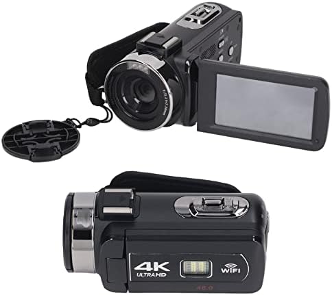 4k digitalna kamera, 3.0 inčna 48mp kamera sa ekranom osetljivim na dodir,WiFi HD kamere sa daljinskim