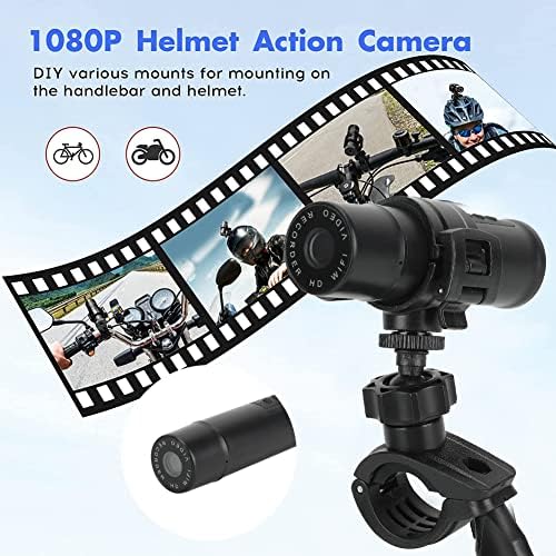 Kamera za motocikl za bicikle, 1080p fotoaparat Sportska kamera Mala video kamera Mini akcijska kamera