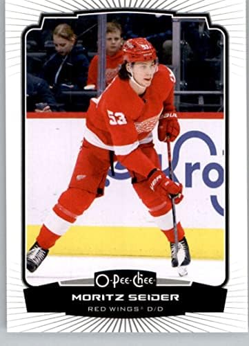 2022-23 o-pee-chee 28 Moritz Seider Detroit Crvena krila NHL hokejaška trgovačka kartica