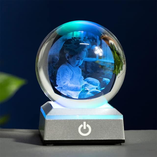 Xiaojia Staklo Photo Ball Personalizirano Crystal sfer Lase Graving Prilagođeni globus Kućni dekor Dodatna