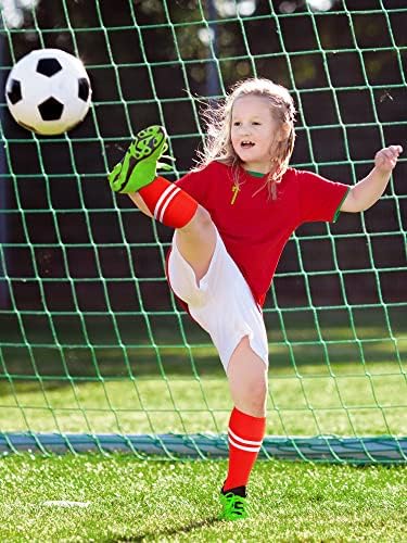 Foaincore 12 parovi Kids Soccer Socks Boys Girls Klee Atletic High Tube Socks Pamučne prugaste