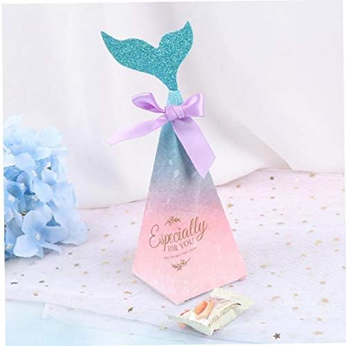 Angoter 10pcs sirena za vjenčanje bombona kutije za čokolade poklon kutija sirena za bebe za rođendan za