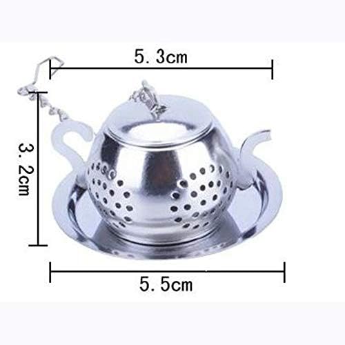 Qwezxc čajnik od nehrđajućeg čelika od nehrđajućeg čelika, metalna torba za čaj za izradu čaja za čaj, praktična