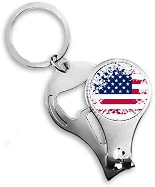 Zvijezde i pruge Amerika Država Zastava države Nail Nipper Ključ za ključeve za ključeve