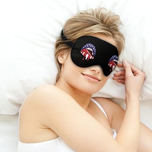 Američka maska ​​za mekana za oči Poklopac efektivnog sjenčanja slijepojku Udobnu masku za vrijeme spavanja