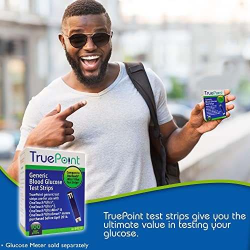 Truepoint Frist Glukose test traka za upotrebu s OneTouch Ultra, Ultra2, Ultramini & Ultrasmart Mjerači