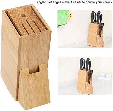 Blok noža za drvo, držač kuhinjskog noža ventilacijski držač noža pogodno sigurno skladište za velike male