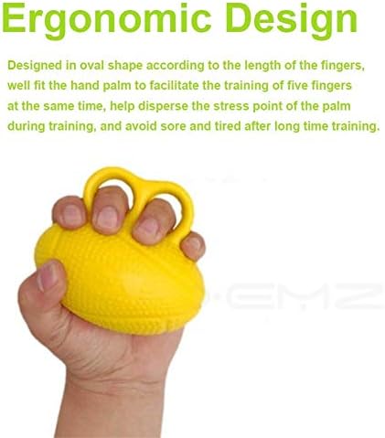 Xemz Finger Exerciser Ball Hand Strengthener, Grip Strength Flex Finger Training Squeeze jaja, podlaktica