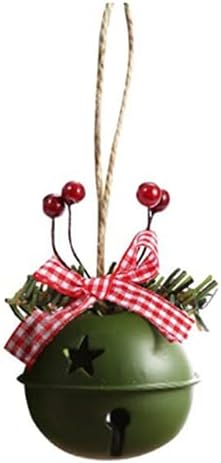 SCOLAND 1 stav 55mm Božić ukrasi Craft zvona ukrasi višebojni Sretan Božić Tree Decor zvona