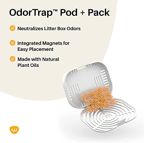 Odortrap by Whisker, eliminiše mirise kutija za otpatke, uključuje mahunu OdorTrap i pakovanje perli sa tehnologijom