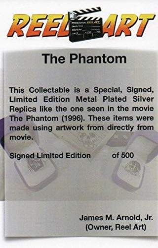 Fantom, prsten zla, čvrsti Metal, akrilna ploča za prikaz, potpisana, numerisana, ograničeno izdanje