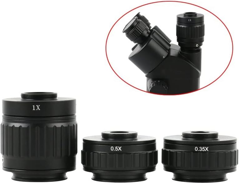 Komplet opreme za mikroskop za odrasle 1x 0.35 X 0.5 X Adapter objektiv 38mm C-mount Adapter
