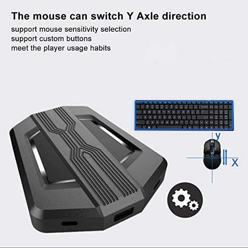 Konverter tastature i miša, pretvornik miša Nema potrebe za vožom sa 3,5 mm audio sučeljem za dom za prekidač