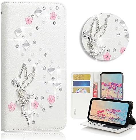 STENES Sony Xperia XZ2 Premium Case-moderan-3D ručno rađeni Bling Kristal djevojke Fairy cvjetni
