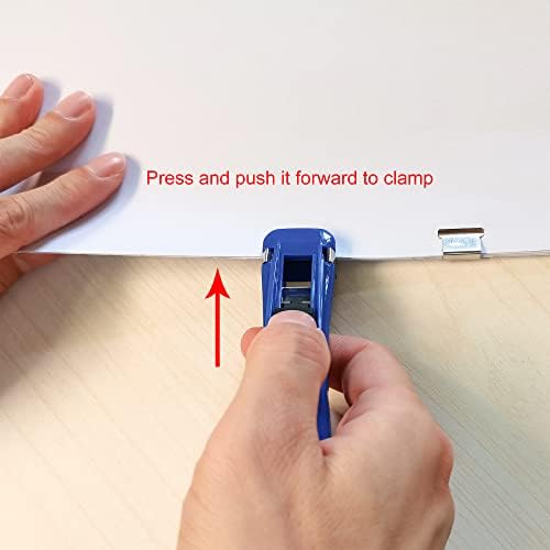 Epizdiz za višekratnu tipku za ponovno push za stol uredski školski papir CLAMP Biinder Clip Dispenser