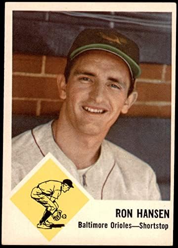 1963. Fleer 2 Ron Hansen Baltimore Orioles ex Orioles