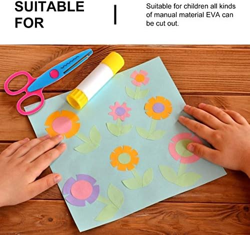 Exceart dječji škare 6pcs škare sigurnosne škare kreativne zanatske škare ukrasni papir škare za DIY