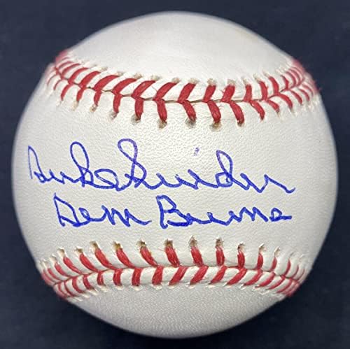 Duke Snider DEM Bums potpisan bejzbol JSA - autogramirani bejzbol