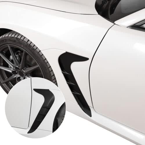 NINTE Prednji branik bočni protok vazduha Fender Vent ukras Trim mat crna za 2022 2023 Toyota