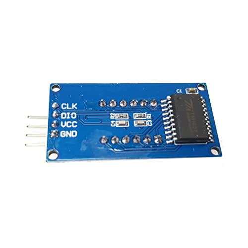 DIABES 4-znamenkasti ekran 7-segment LED TM1637 sa debelom crijeva za Arduino, ESP32, ESP8266, maline