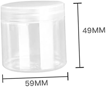 KESYOO 10pcs Kontejneri za šminku Očistite prazne staklenke prozirne plastične boce losion