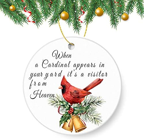 Kardinal Božić Ornament 2022-kada se Kardinal pojavi u dvorištu, To je posjetilac s neba u znak sjećanja