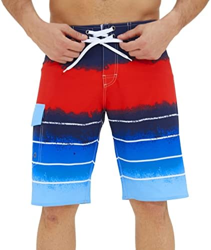 BMISEGM MENS kupaći kostimi Muški proljetni i ljetni casual gradijentski odijelo struk Podesivi šargabintni šorc