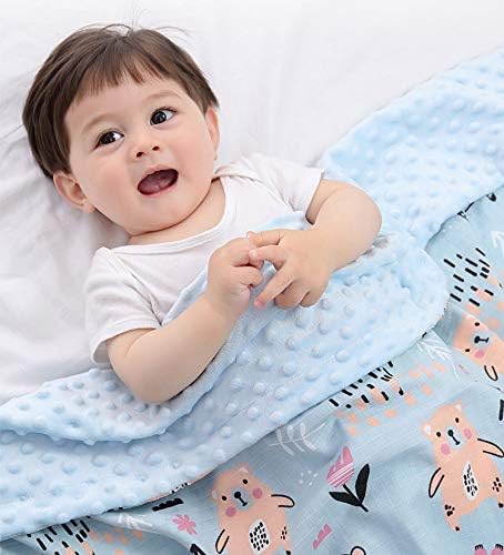 JAlpc Četiri sezone gaze pamuk beba pokrivač crtani mekani novorođenčad grašak paket pokrivač kolica koja se