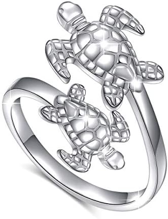 S925 Srebrna Srebrna kornjača naušnice za životinje ogrlica prsten narukvica Narukvica za žene Poklon