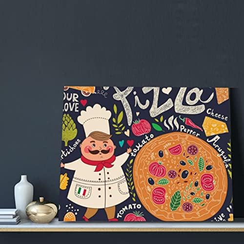 Chef Pizza zidna Umjetnost platna slika po brojevima akrilno ulje slikarstvo Umjetnička galerija