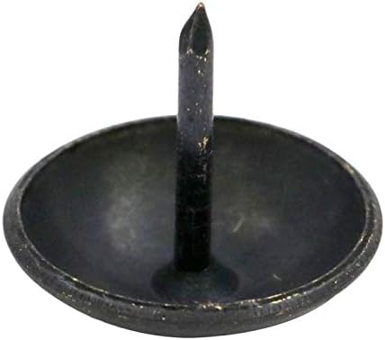 Fenggtonqii okrugli veliki čavlica 19 mm promjera glave, crni patinski paket od 15