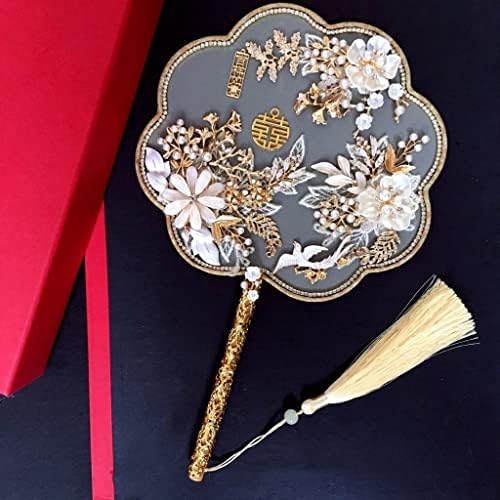 N / A Zlatni moderni ručni buketi Vrsta ventilatora Ručno rađena cvijeće Zerded kineski metalni okrugli