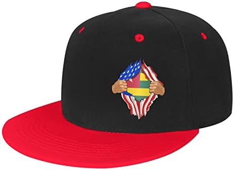 Bolufe U.S. i Togo zastave Dječja bejzbol kapa, ima dobru funkciju prozračne, prirodne udobnosti