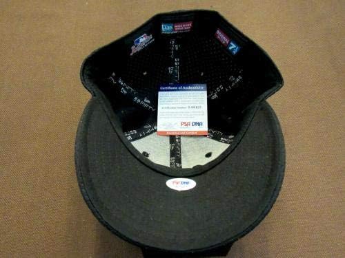 Barry Bonds Hr King San Francisco Giants Potpisan Auto novi Era Cap Hat PSA / DNK - autogramirani