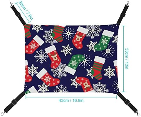 Krevet za mačke Božićna čarapa sa kavezom za kućne ljubimce viseća mreža prozračna viseća garnitura