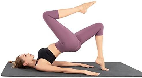 FITA High struk žene joge gamaše: čučanj otporne na atletske joge hlače sa 3 džepa - 4 smjer istegnutih