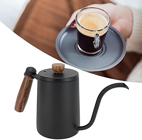 Lonac za kafu sa drvenom ručkom, kava ručna lonca visoka temperatura otpornost na kućnu kuhinju