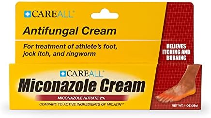 CareAll® 1.0 oz. Antifungalni Mikonazol nitrat 2% krema, u poređenju sa Mikatinom, leči većinu