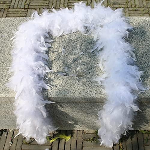 1 metara zgusnuti 80 Gram bijele Turska perje Boa Plume Trim perje za zanatske šljive pero dekor