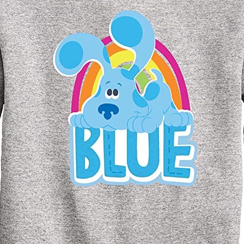 Hibridna odjeća - plavi tragovi i vi! - plava - toddler i omladinska posadna fleva dukserica