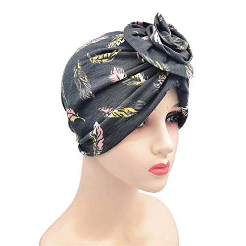 Rongxi rak šešir kapa etničke boemske trake za glavu žene Neklizajući cvjetni pokrivač za kosu omotajte Turban