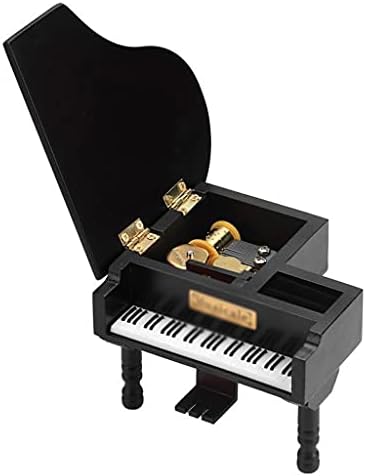ZGJHFF šumovita muzička kutija Windup Piano Music Box Grand Piano u obliku muzičke kutije sa malim stolicama