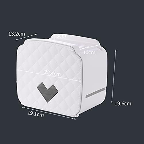 Yfqhdd vodootporni držač toaletnog papira polica zidna posuda za toaletni papir kutija za odlaganje papirne
